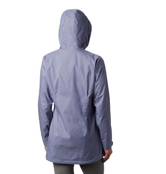 Columbia Switchback Rain Jacket Grey For Women's NZ12453 New Zealand